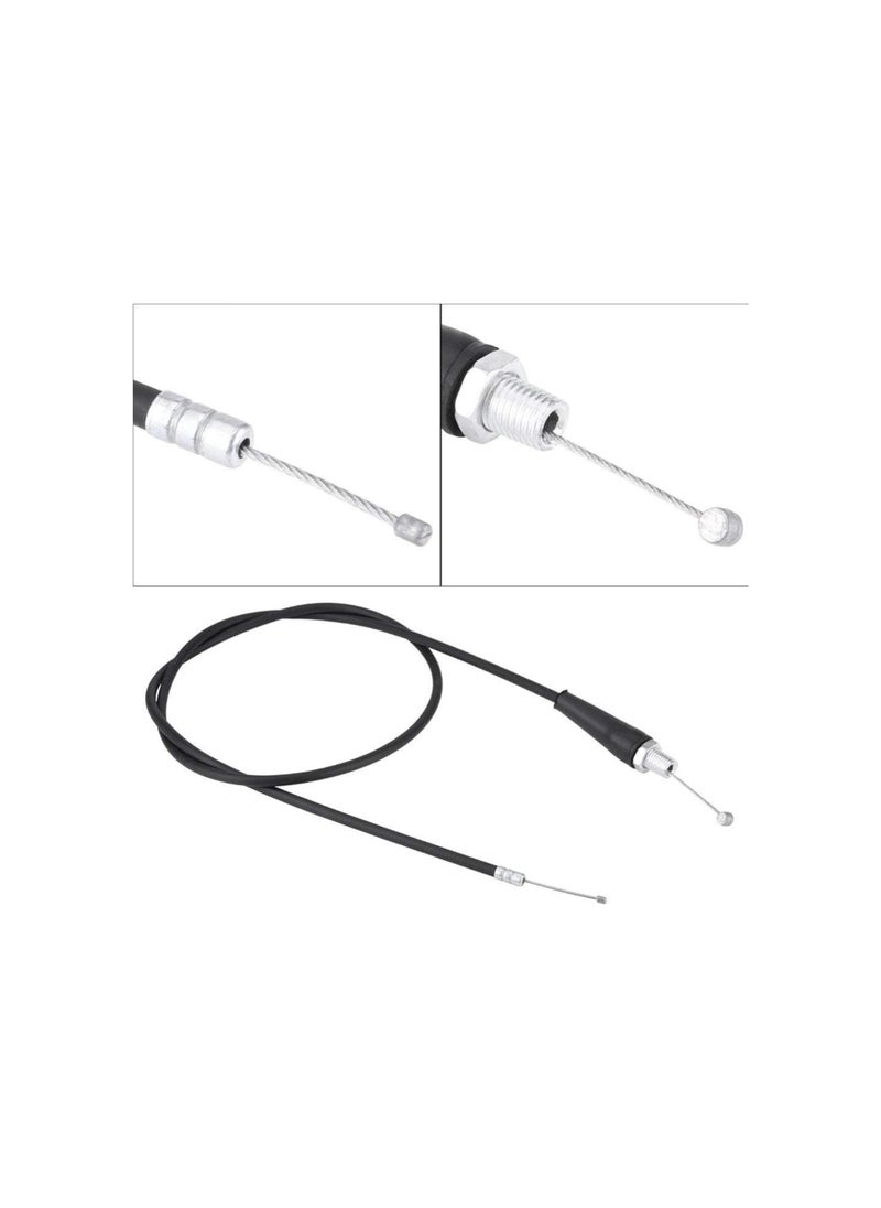 Generic - Throttle Cable For Pit Bike, 110cm Straight Head Motorcycle Throttle Oil Cable Line with Protective Inner Sleeve for Pit Dirt Motor Trail Bike Motocros(M10) - Image 1