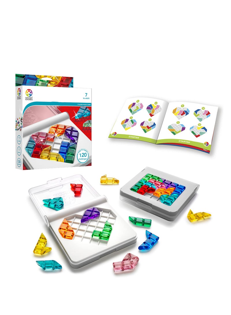 لعبة الألغاز للسفر، لعبة سفر تحتوي على 120 تحديًا للأطفال من 7 سنوات فما فوق، لعبة ذهنية تركز على تطوير المهارات المعرفية، ألعاب سفر للأطفال والعائلات - Image 1