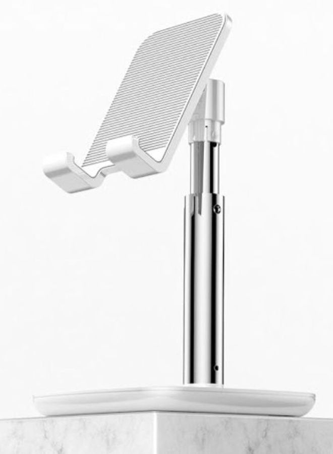 JOYROOM Portable Adjustable Height Mobile Phone Mount White - Image 2