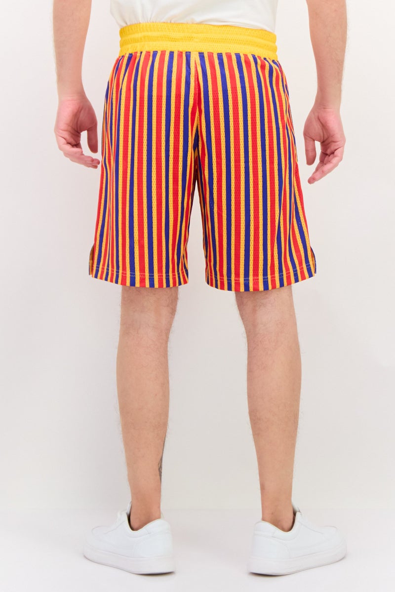 Adidas Men Sportswear Fit Basketball Shorts, Orange - Image 3