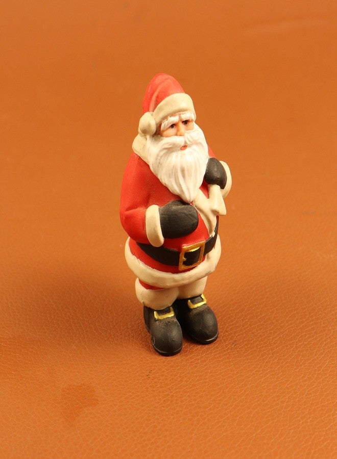 Putrika Spillbox Resin Santa Claus Showpiece|Perfect Christmas Décor|Christmas Decoration Figurine |Festive Holiday Home Décor|Mini Santa Statue Gift Ideas (Red, 3.7 inch - Santa) - Image 3