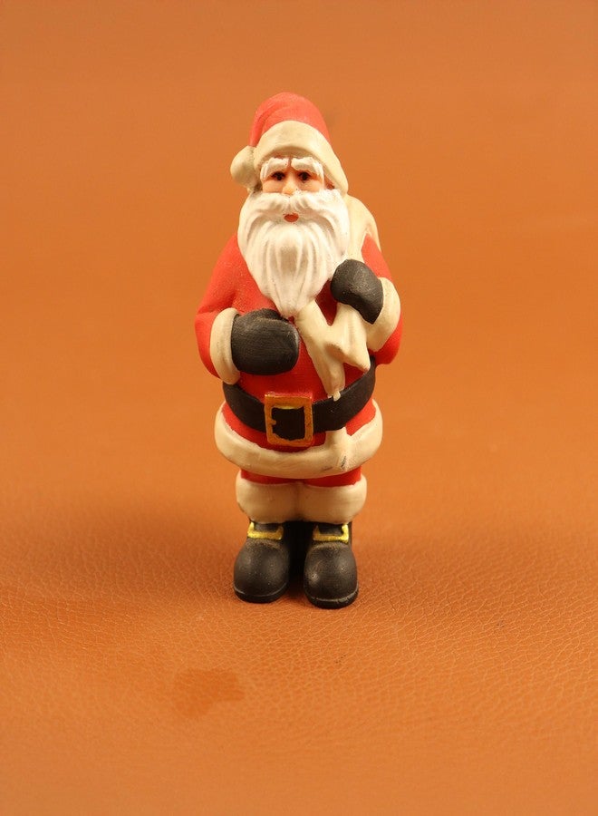Putrika Spillbox Resin Santa Claus Showpiece|Perfect Christmas Décor|Christmas Decoration Figurine |Festive Holiday Home Décor|Mini Santa Statue Gift Ideas (Red, 3.7 inch - Santa) - Image 1