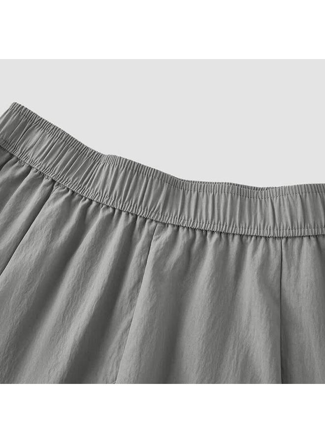 Semir Women's Summer Skirt With Elastic Waist, Textured Draping A-line Skirt, Loose And Relaxed Fit 101325120004 - Image 3