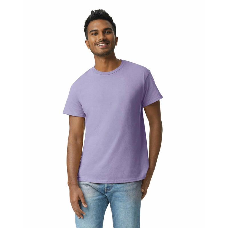 Gildan Unisex Adult Ultra Cotton T-shirt, Style G2000, Multipack, Orchid (2-pack), X-Large US - Image 2