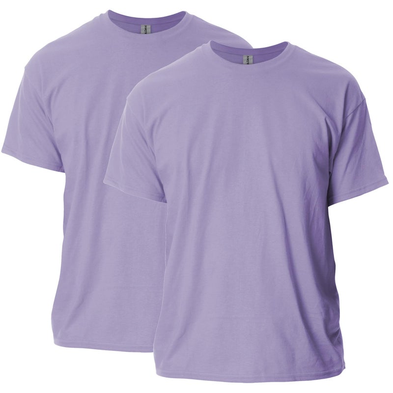 Gildan Unisex Adult Ultra Cotton T-shirt, Style G2000, Multipack, Orchid (2-pack), X-Large US - Image 1