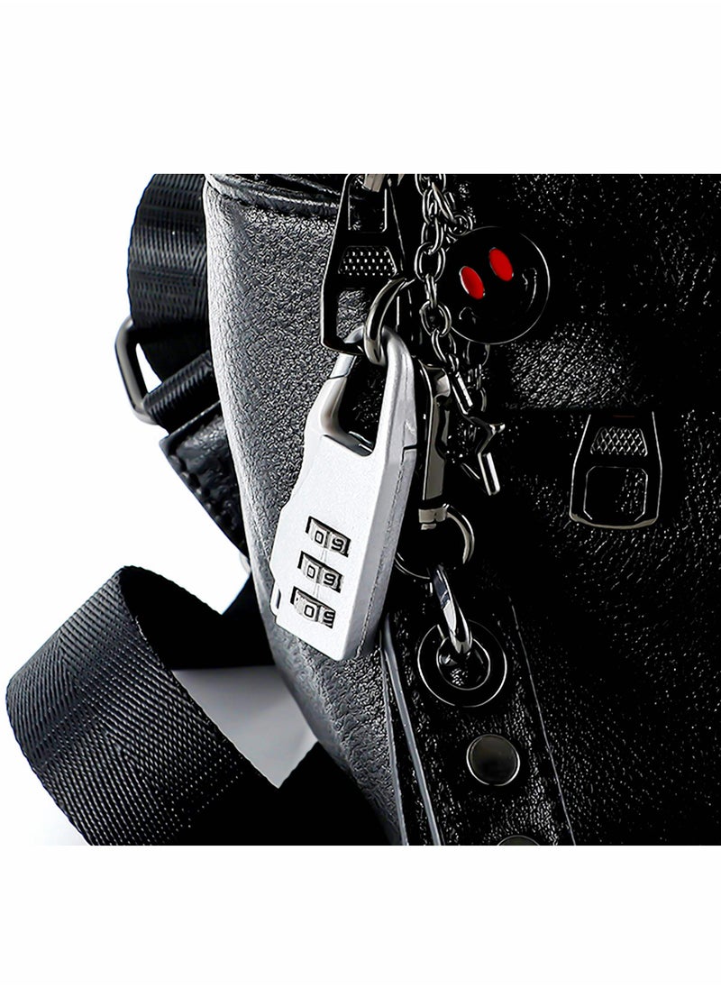 Excefore Luggage Locks, Password Travel Lock 3 Digit Sliding Colour Combination Padlocks for Travel Bag Suitcases Backpacks Storage Cabinets (6 Colors)  - Image 4