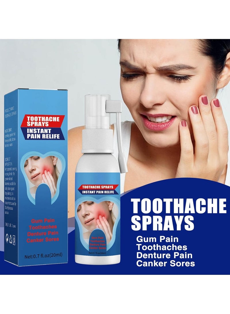 SOUTH MOON 20ML Toothache Pain Reliever Relief Teeth Worms Cavities Pain Oral Tooth Dental Cleaning Tooth Care Spray Toothache Spray - Image 2