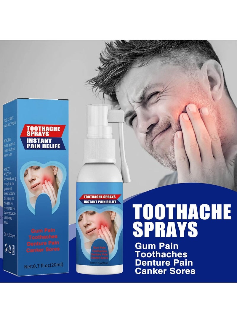 SOUTH MOON 20ML Toothache Pain Reliever Relief Teeth Worms Cavities Pain Oral Tooth Dental Cleaning Tooth Care Spray Toothache Spray - Image 3