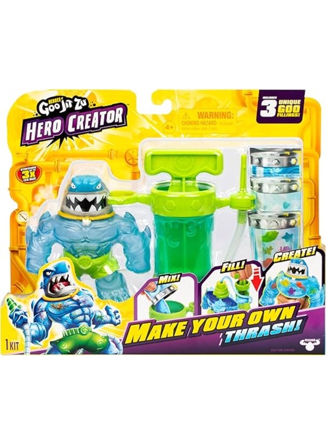 جوو جيت زو أبطال جوجيت زو صانع الأبطال | اصنع شخصية ثراش الخاصة بك | لعبة حركة قابلة للتمدد مليئة بالجِل | طقم لعب إبداعي للأطفال لصنع أبطالهم - Image 1