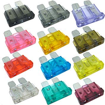 PGSA2Z® 5 Amps 40 Amps A Car Fuse Set of 5 Each 8 Kinds Fuses - Set of 40 Pieces - Image 1