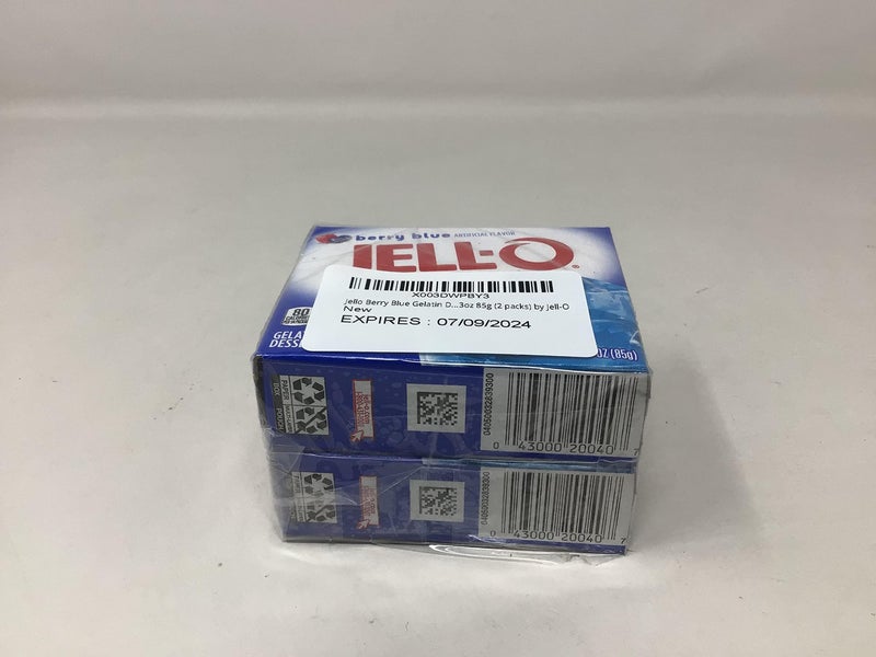 Jell-O JELLO Berry Blue Gelatin Dessert Mix 3 Ounce Box (Pack of 2) - Image 5
