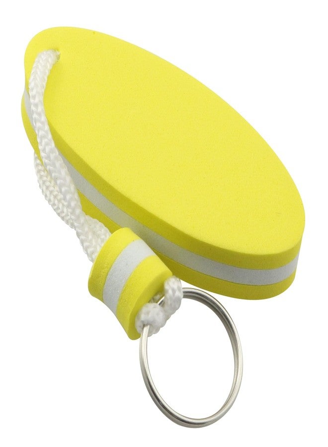 DGHAOP 2pcs Floating Key Ring Glow in Dark, Yellow and Orange Water Buoyant Key Chain, Boat Key Chains for Fishing, Sailing, Surfing, Swimming, Water Sports - Image 4