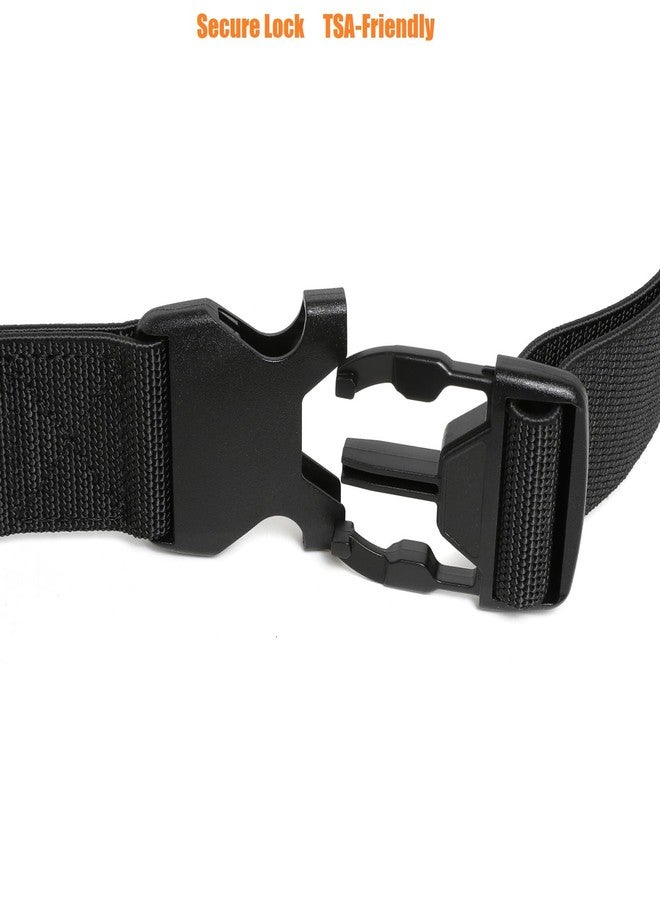 TACNEX Men's Elastic Stretch Belt 1.5" Adventure Web Belt with Non-Metal Travel Friendly Buckle Non Slip, Adjustable L - Image 5
