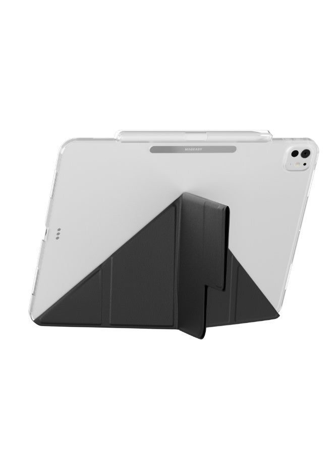 MAGEASY Magesy FaceT Folio Case W/Pencil Holder For Ipad Air 13"/2022~2018 Ipad Pro 12.9"-Black - Image 4