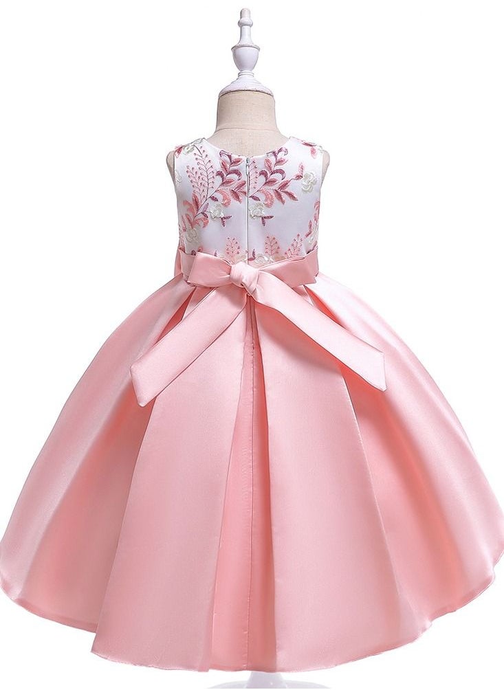 Best Gift Fashion - Girls Princess Dress White And Pink Color - Image 1