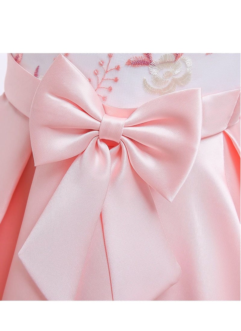 Best Gift Fashion - Girls Princess Dress White And Pink Color - Image 1