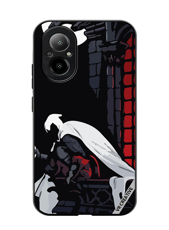 VR CREATIVE Protective Case Cover For Realme C67 4G Moon Knight Design Multicolour - Image 1