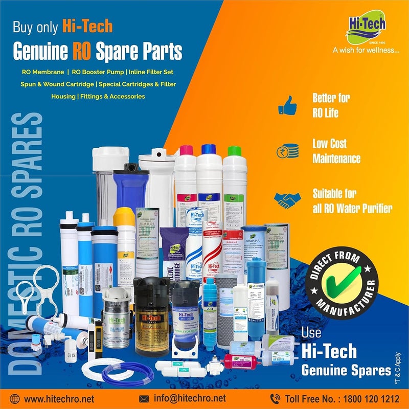 Hi-Tech Filter Cartridges for Undersink RO Water Purifier - Image 2