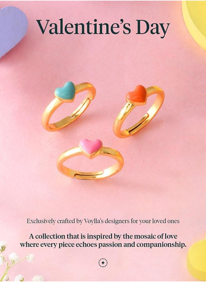 VOYLLA Valentine's Day Mosaic Heart Earrings  - Image 5