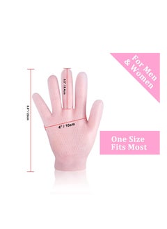 Y&D Moisturizing Gloves, 2 Pairs Gel Spa hydrating Aloe Lotion for Moisturize Soften Repairing Hands Softening Rough Skin, Calluses,One Size Fits Most  - Image 3