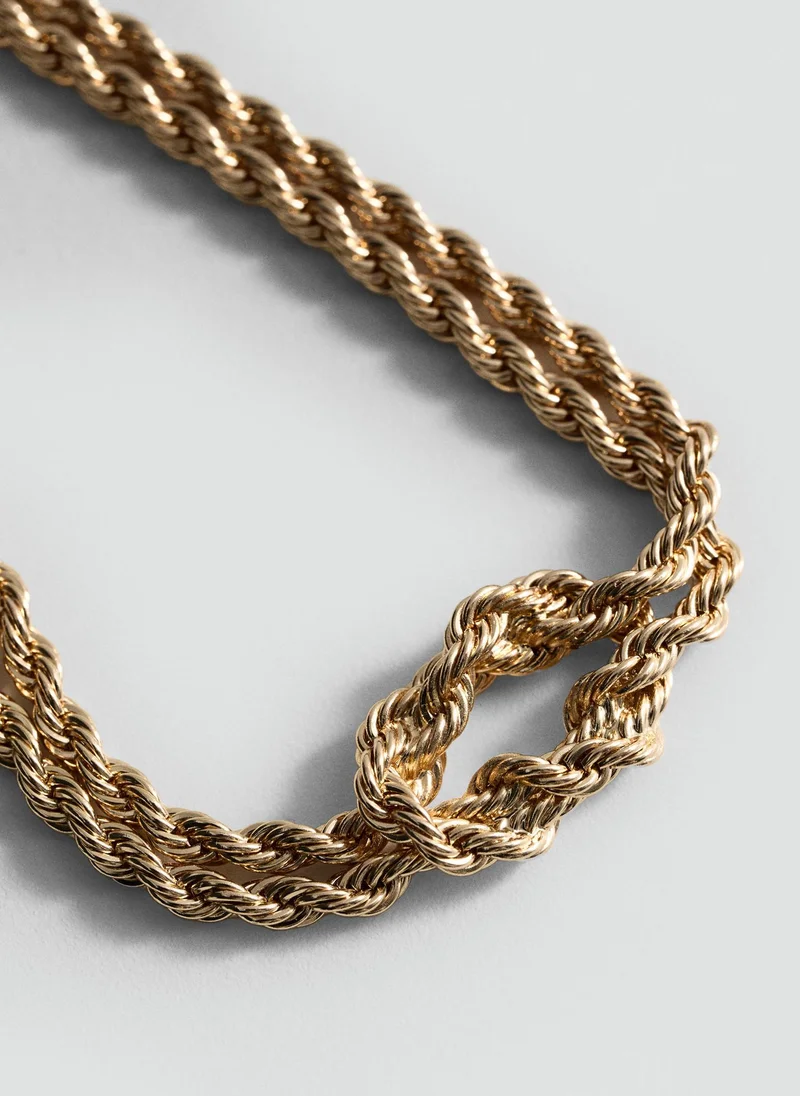 مانجو Braided Chain Necklace