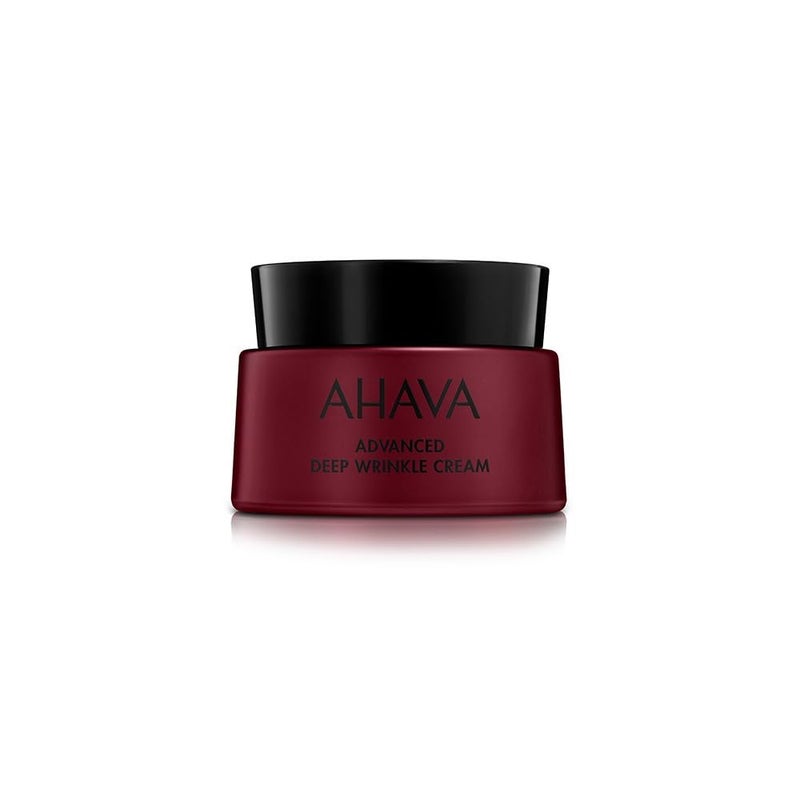 كريم AHAVA المتقدم لتنعيم التجاعيد العميقة وشد البشرة "تفاح سدوم" يستهدف التجاعيد المرتبطة بالعمر ويستعيد الحجم يتضمن أوزموتير الحصري و ATPeptide 17 17 أونصة سائلة