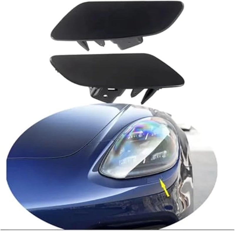 QASULER Headlight Washer Nozzle Cover for Porsche Panamera - Image 5