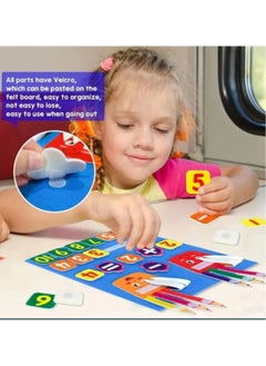 Generic Educational Toy for Kids, Felt Fingers for Teaching Kids Numbers and Math, Felt Board, Preschool Toys, Addition and Subtraction Math Teaching Activity  - Image 4