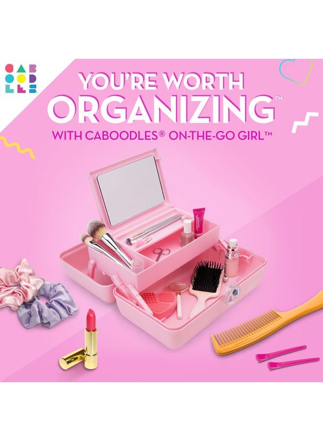 Caboodles Twilight Disco - On-the-go Girl Costmetic Organizer Make-up & Accessory Carry Case, Pink Sparkle - Image 2