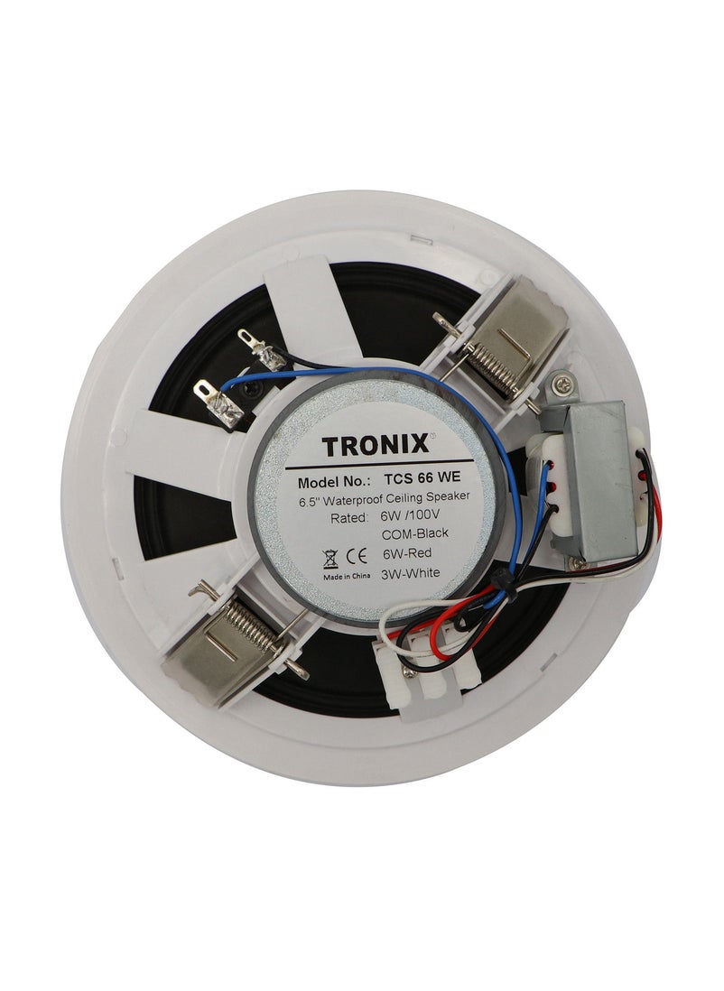 Tronix TCS-66WE 6.5 Inch Waterproof Ceiling Speaker - pzsku/Z4B307E2842565934F940Z/45/_/1659445958/f9724b98-ed00-4efb-8119-711bd02ac9c7