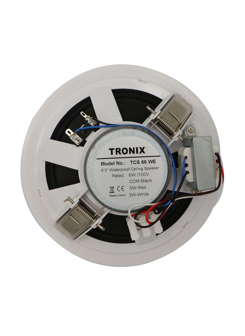 TRONIX Tronix TCS-66WE 6.5 Inch Waterproof Ceiling Speaker  - Image 2