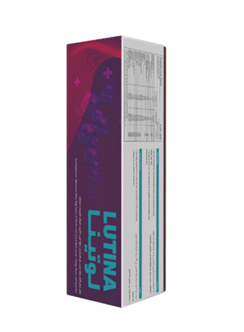 Lutina Supports Eye Health Lutein, Vitamins, And Minerals - 20 Effervescent Tablets