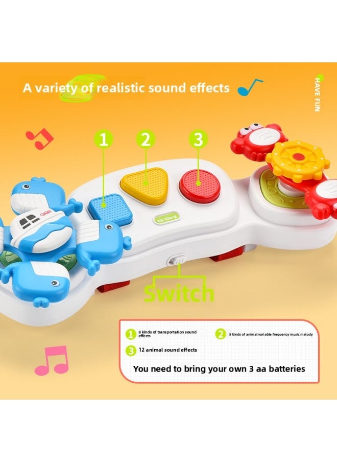 Children's Animal Stroller Spinning Top Fun Bath Spinning Baby Toy-Color:Zhuanzhuanle Toy Stroller Model  - Image 4