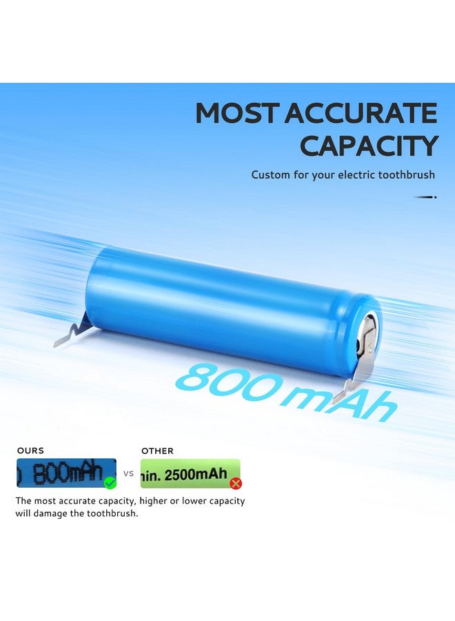800Mah Electric Toothbrush Battery Compatible With Philips Sonicare Replacement Parts Hx65 Hx67 Hx68 Hx69 Hx89 Hx99 Series With Solder Wire And Rapid Disassemble Tools Set