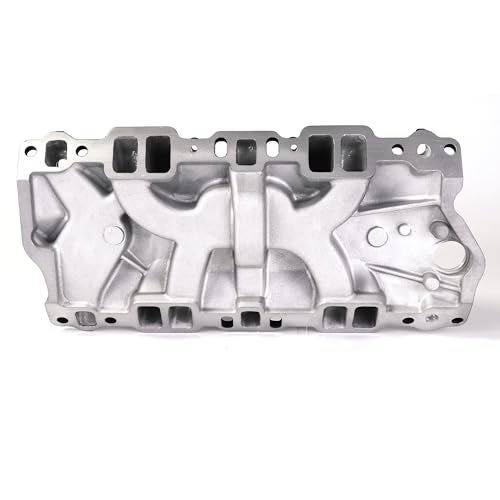 JGhyperX 2101 2001 Intake Manifold Aluminum Dual Plane Compatible with Chevy Small Block 1955-1995 SBC 262 265 267 283 302 305 307 327 350 400 5,500 RPM V8 Engine - Image 5