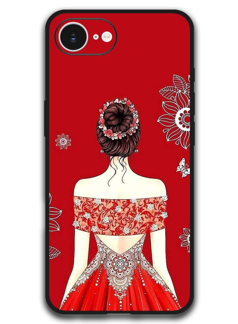 Theodor Case Compatible with Apple iPhone 17e / 16e 6.1 Inch Protection Shockproof Bumper Cover - Cute Ladyy - Image 1