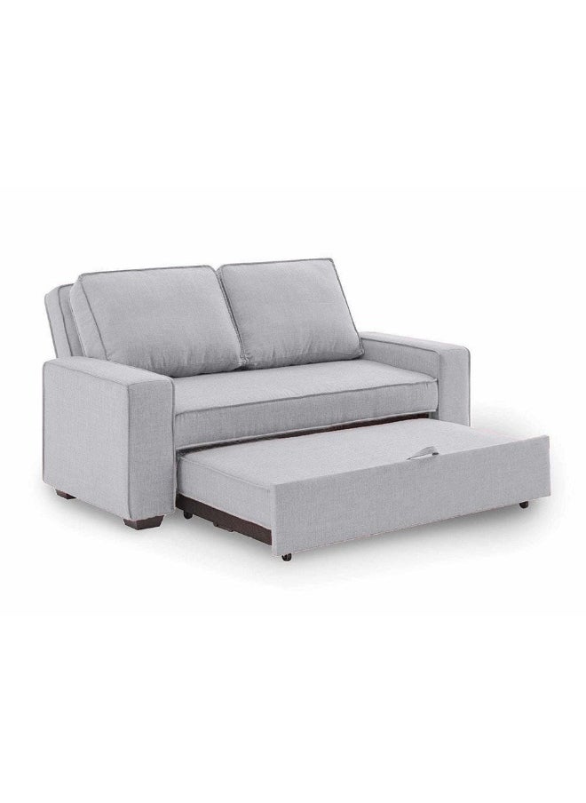 DANUBE HOME Lianna Sofa Bed With Pull Out Bed And Folding Back Convertible Sleeping Sofabed Comfortable Living Room Furniture L176Xw103Xh87Cm - Light Grey  - Image 5