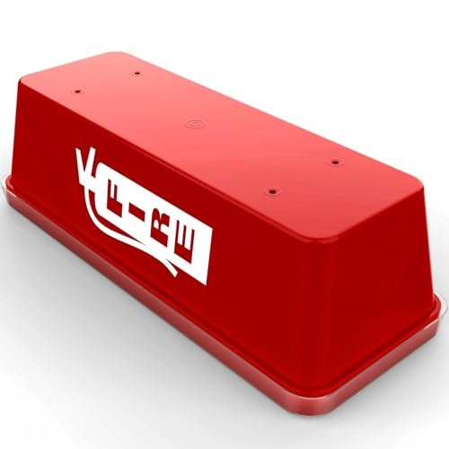 ISOP PVC Fire Extinguisher Cabinet Large for 5 kg or 10 lb - Fire Extinguisher Storage Indoor / Outdoor - Wall Mounted Fire-rescue Extinguishers Box - ABC Extinguishers Mounting - Wall-Fixed Enclosure - Image 5