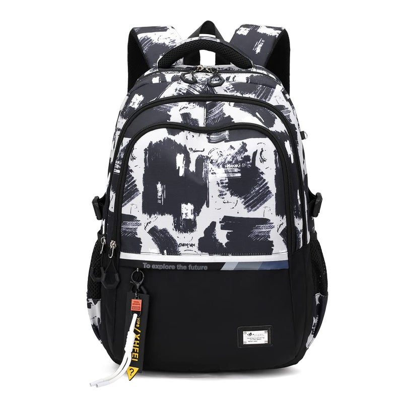 Armbq Kids School Backpack for Boys Casual Bookbags Elementary Middle School Bag Teens Lightweight Travel Backpack - Image 2