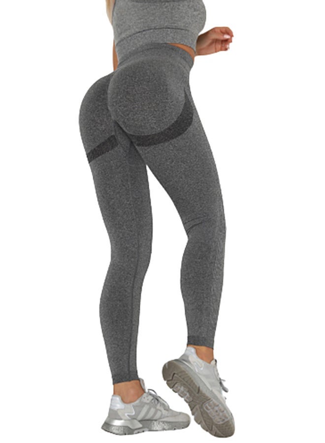 NIBEMINENT Solid Leggings Grey - Image 2