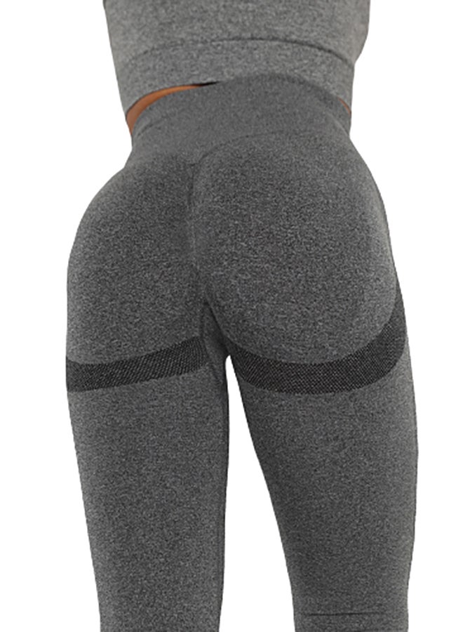NIBEMINENT Solid Leggings Grey - Image 4