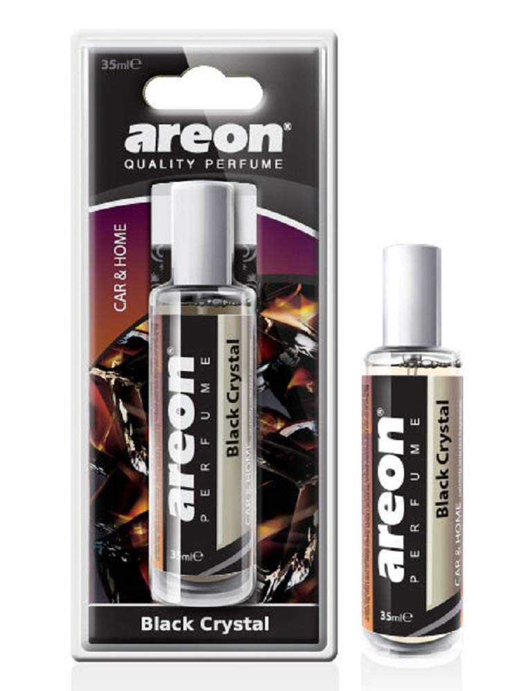 Areon عطر سيارة أريون 35 مل | رذاذ معطر هواء السيارة | رائحة الكريستال الأسود - Image 1