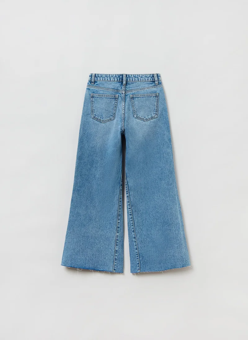 او في اس OVS Wide-Leg Jeans With Five Pockets