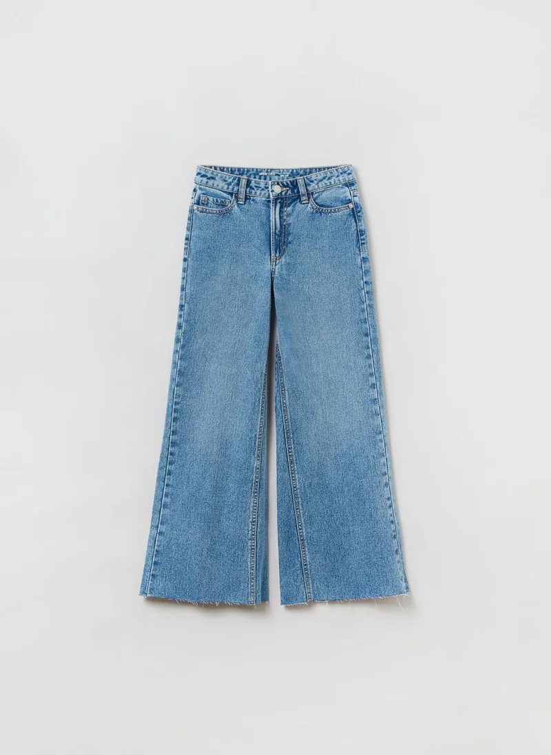 او في اس OVS Wide-Leg Jeans With Five Pockets