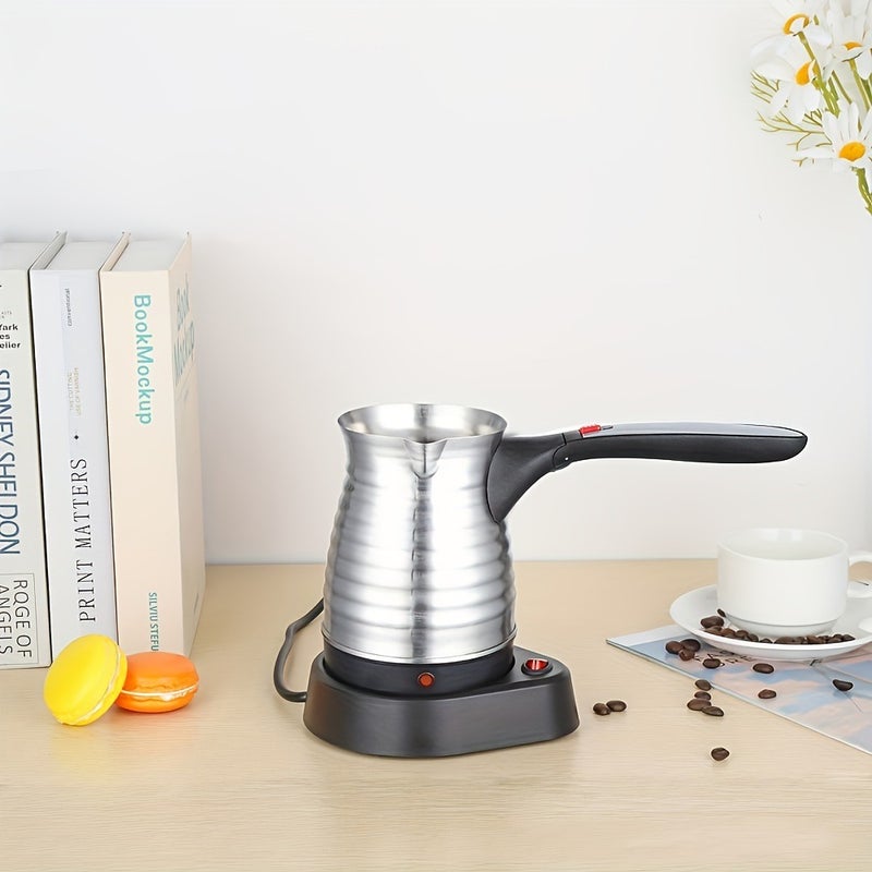 European Standard English Standard Mini Coffee Pot Metal Pot With Handle Portable Electric Turkish Coffee Pot Tea Pot - Image 1