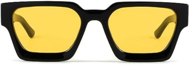 GFUIARA Trendy Square Sunglasses for Men Women Fashion Thick Rectangle Sun Glasses UV Protection Shades Designer Style - Image 3