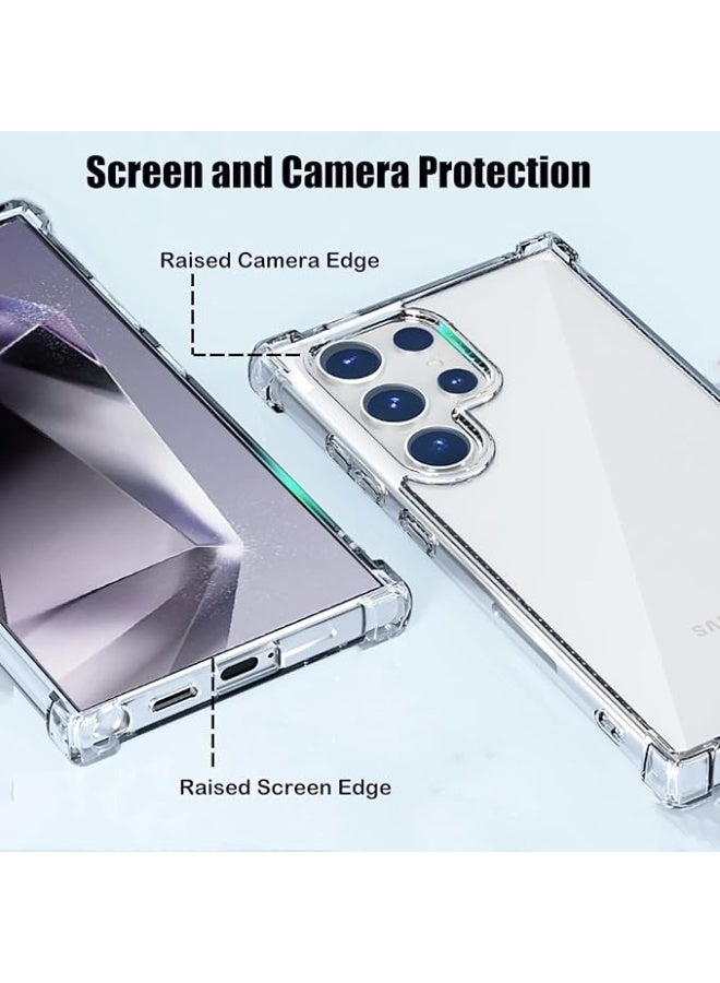 بروماس غطاء شفاف لهاتف سامسونج جالاكسي S24 ألترا – واقٍ ضد الصدمات بتصميم نحيف، حماية من الاصفرار، حواف TPU مرنة، مقاوم للخدوش - Image 5