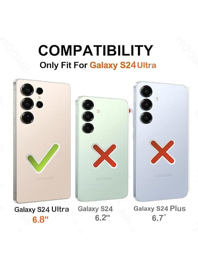 بروماس غطاء شفاف لهاتف سامسونج جالاكسي S24 ألترا – واقٍ ضد الصدمات بتصميم نحيف، حماية من الاصفرار، حواف TPU مرنة، مقاوم للخدوش - Image 2