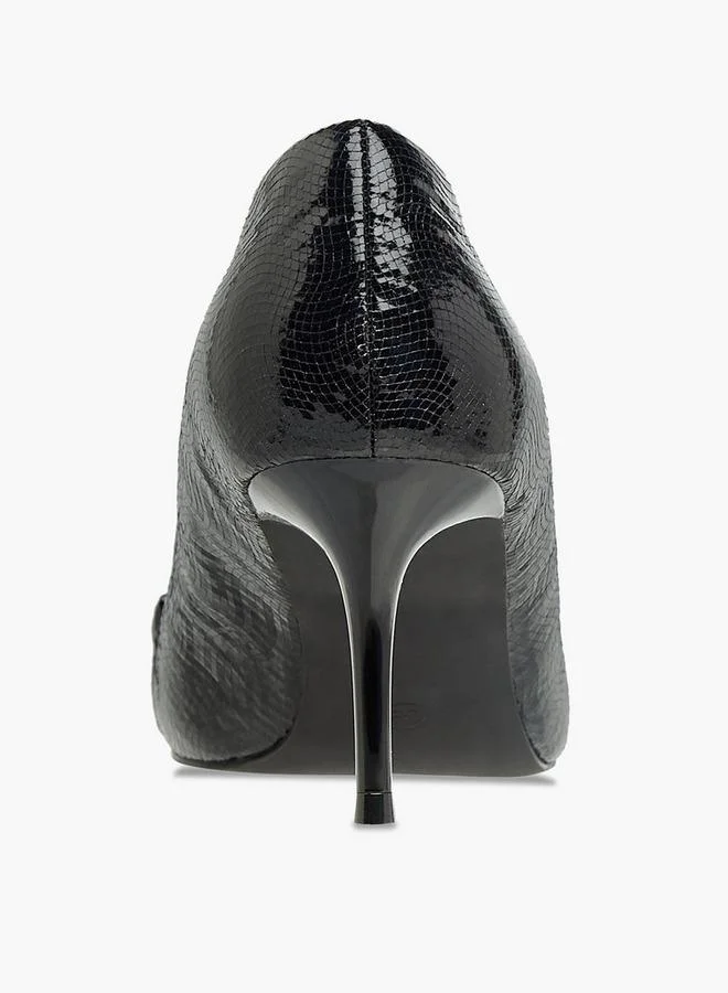 Flora Bella By Shoexpress BLACK Women Cone Heel Pumps for Women | Best Price UAE