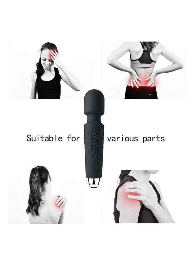 JAJEEK Handheld Wireless Deep Tissue Body Massager – Portable Rechargeable Electric Massager for Muscle Pain Relief, Tension, Stress, and Relaxation – Compact, Ergonomic Design for Home or Travel Use - Image 4